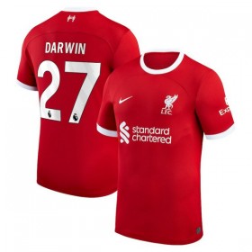 Koszulka Liverpool 2023-24 Darwin 27 Domowe Koszulki Piłkarskie Krótki Rękaw